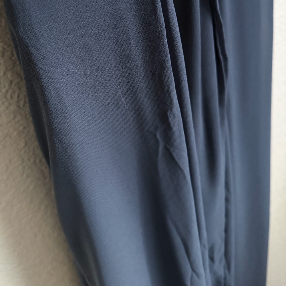 Show Me Your MuMu Lauren Tie Back Maxi Dress S Slate Blue - Picture 7 of 11